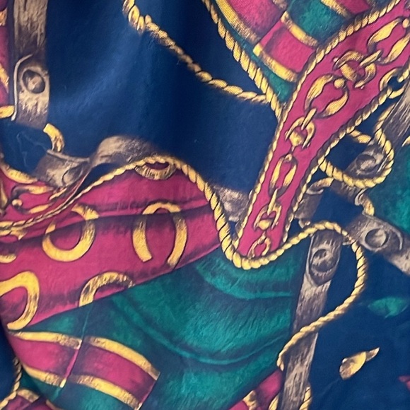 KELLI KOURI LEATHER Shirt Top Horseshoe‎ Rope Vintage Festival Country Concert S - Picture 8 of 9